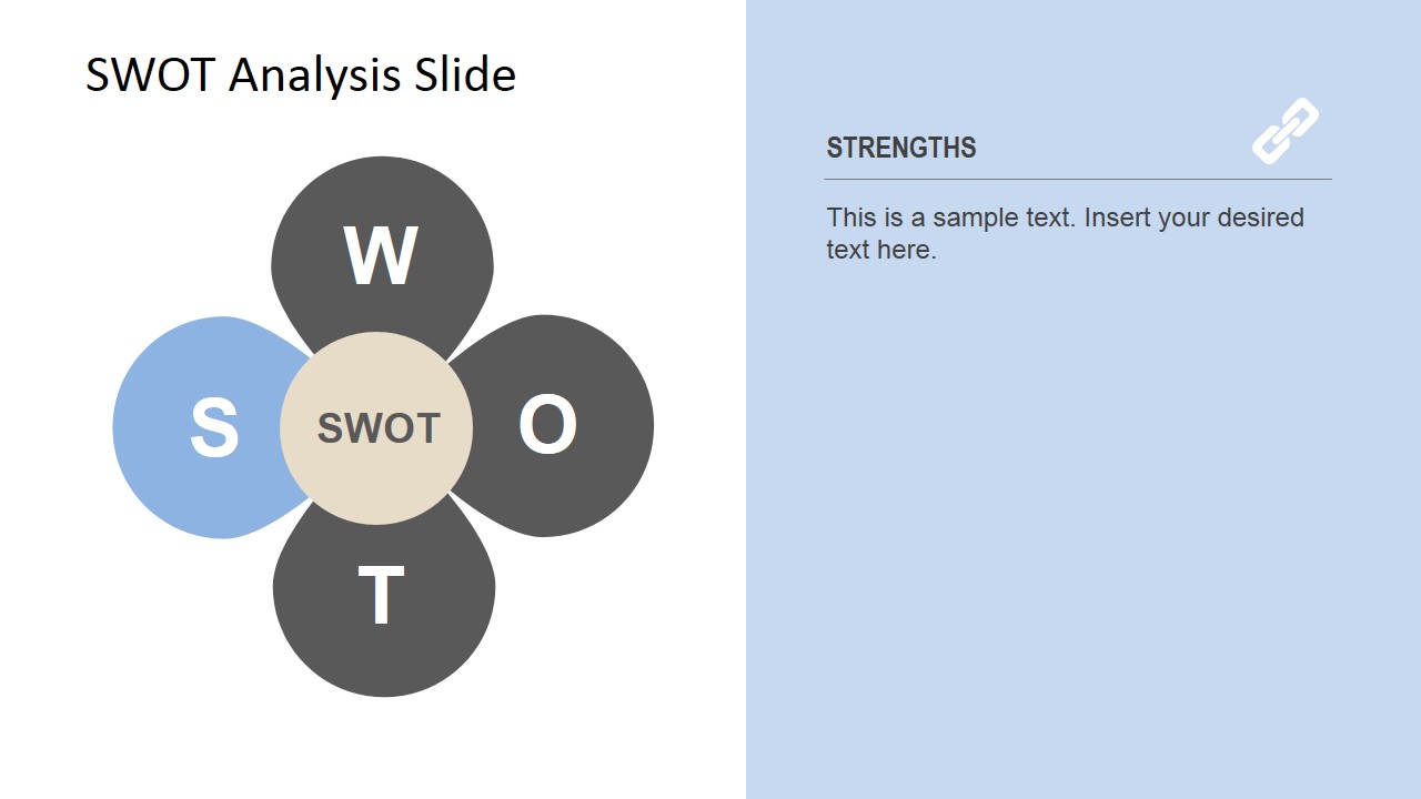 Petals SWOT Analysis PowerPoint Template - SlideModel