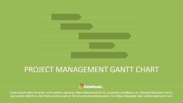 Project Management Gantt Chart PowerPoint Template