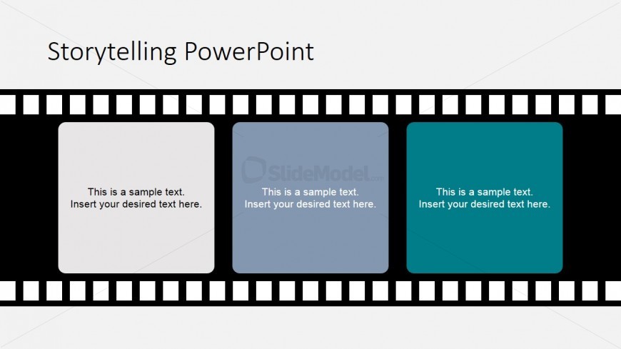 PowerPoint Film Shape with Scene Sequence