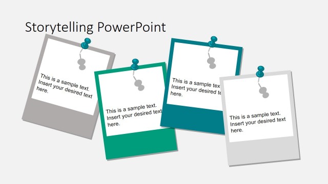 Polaroid Style Storyboard Shapes for PowerPoint