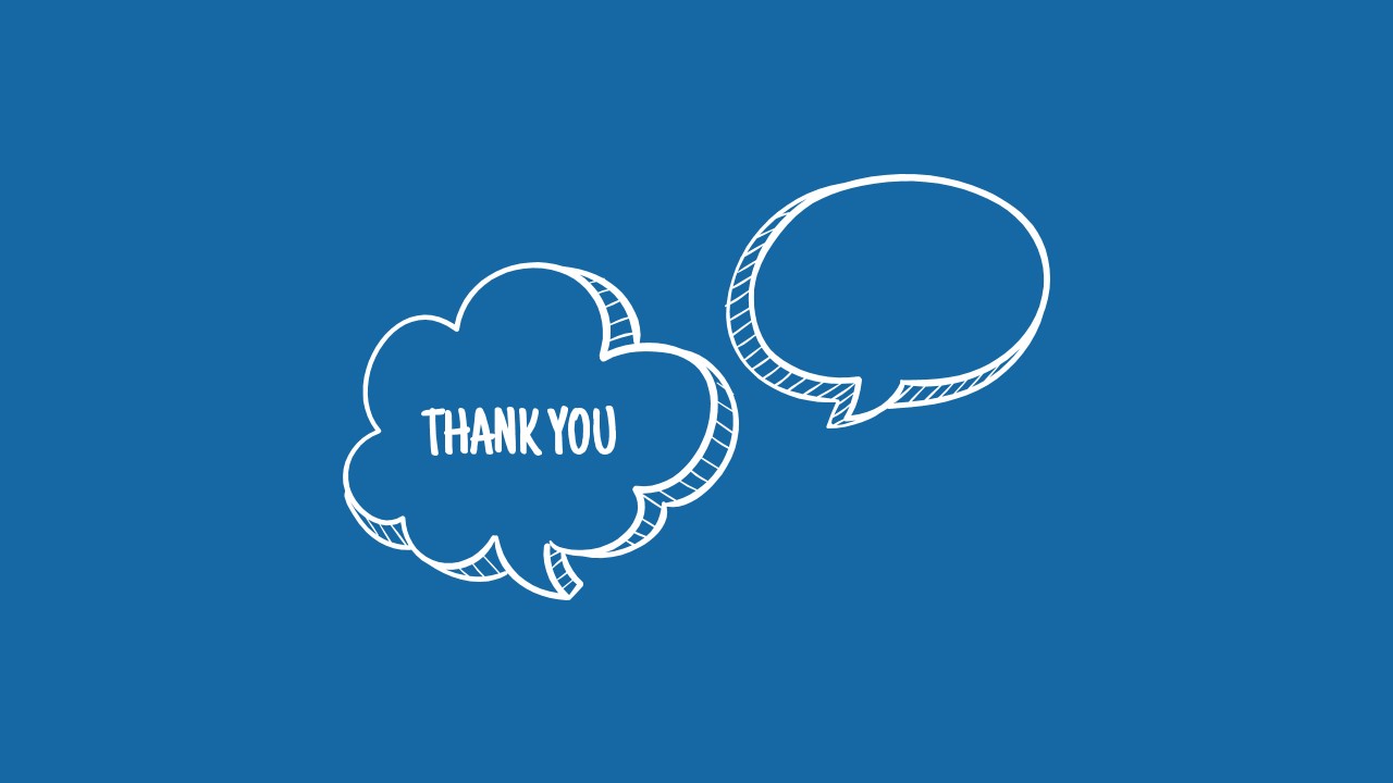 Thank You Hand-Drawn Callouts for PowerPoint - SlideModel