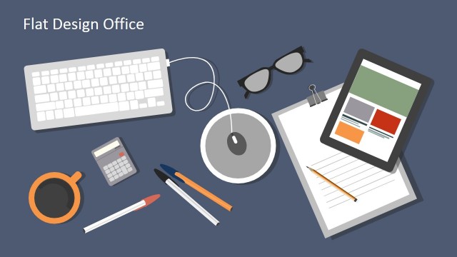 Flat Design Office PowerPoint Templates
