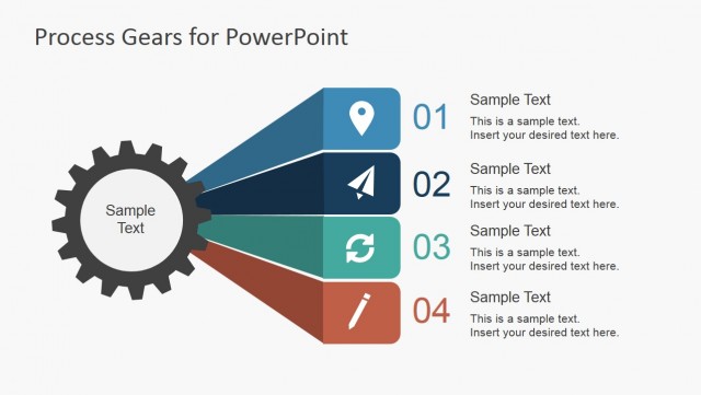 Process Gear Layout Design for PowerPoint - SlideModel