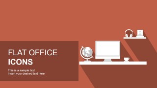 Office Icon Set Illustration for PowerPoint