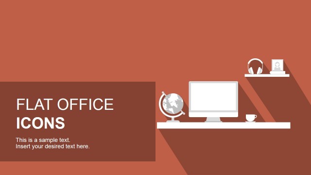 Flat Office PowerPoint Icons