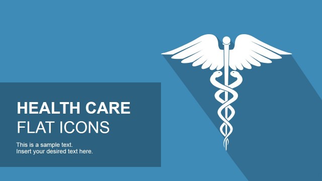 Flat Healthcare Icons for PowerPoint