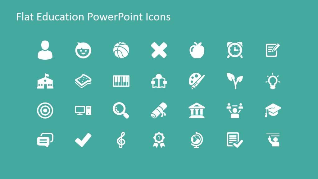 Education Theme PowerPoint Icons Gallery - SlideModel