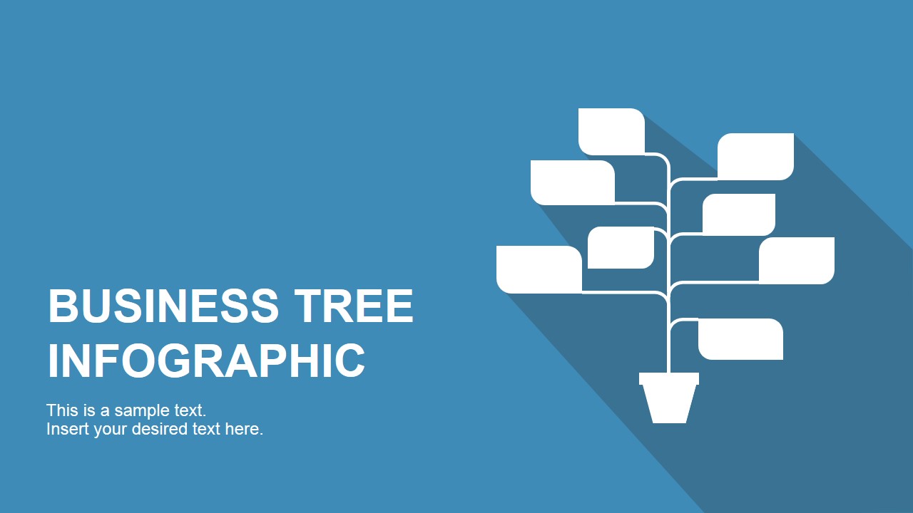 Tree with Stems Infographic for PowerPoint