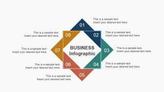 Squares Business Infographics Slide