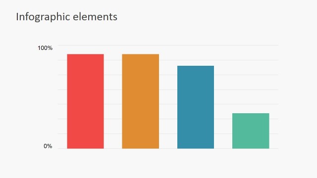 Flat Column Charts for Infographics
