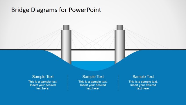 2D Bridge Graphic for PowerPoint