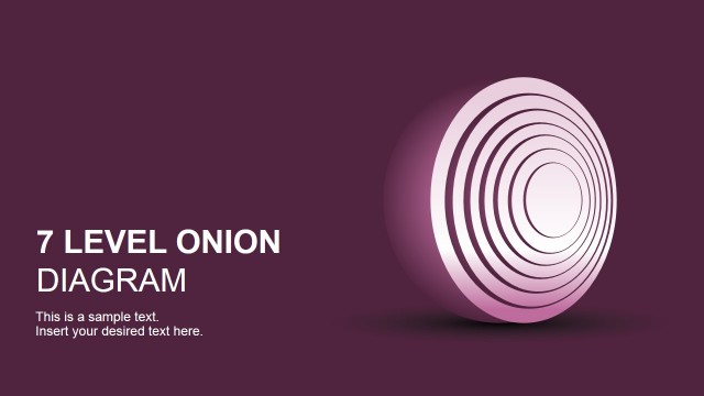 7 Level Onion Diagram Design for PowerPoint