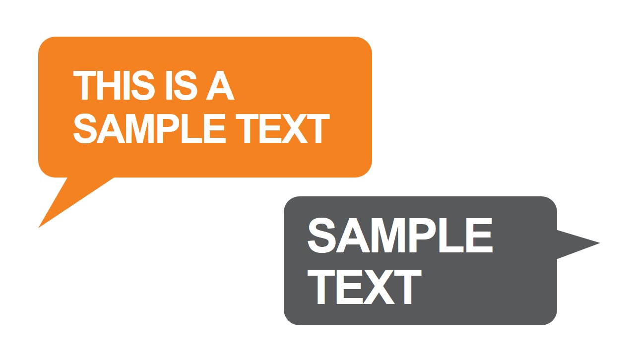 Orange PowerPoint Template with Shape Icons - SlideModel