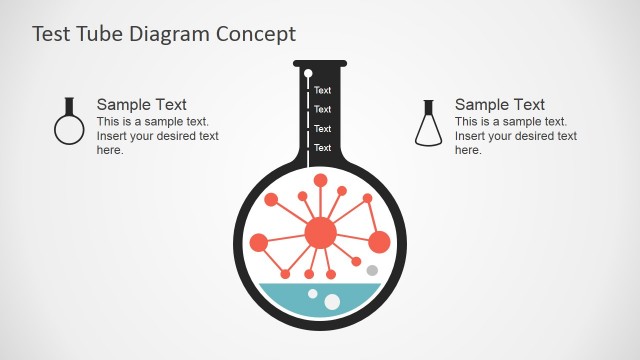 Test Tube Concept Template for PowerPoint