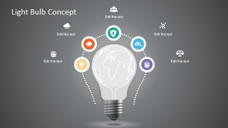 Creative Light Bulb Graphic for PowerPoint