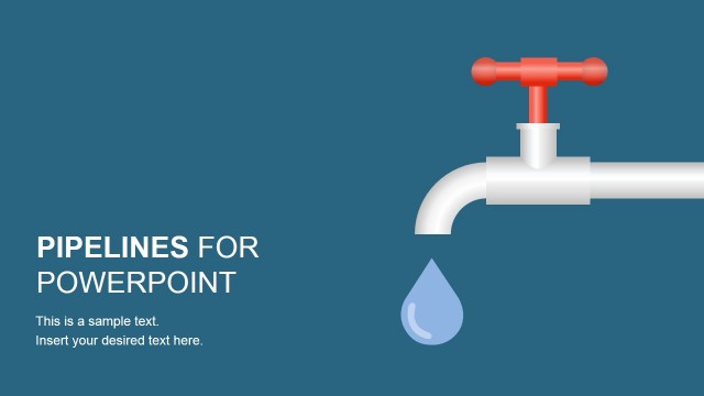 Pipeline Shapes PowerPoint Template