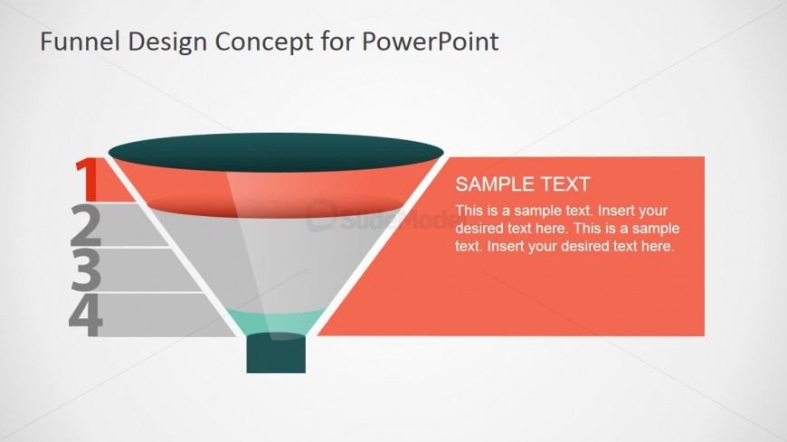 1st Funnel Step PowerPoint Slide