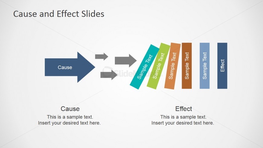 Cause & Multiple Effects Slide for PowerPoint