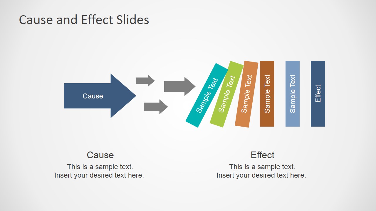 Cause & Multiple Effects Slide for PowerPoint