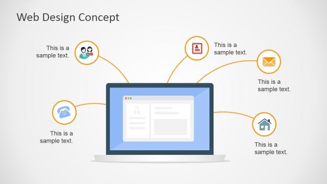 Web Design Concept PowerPoint Slide