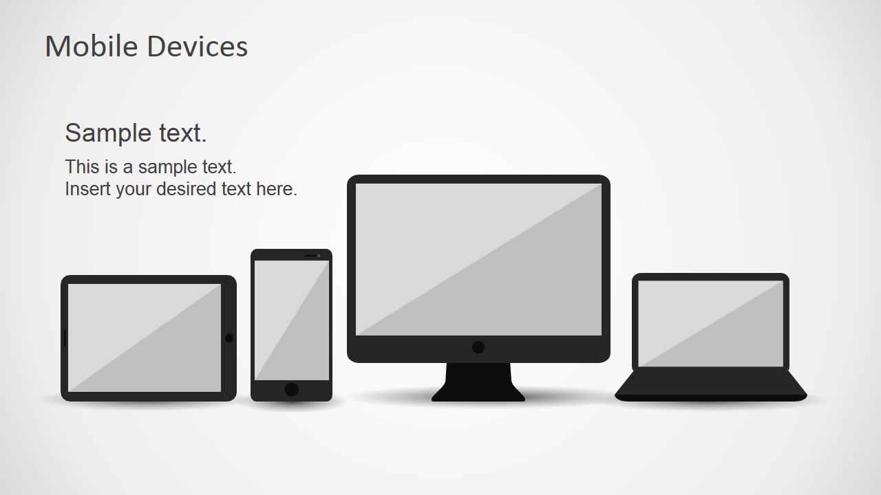 Responsive Devices Picture for PowerPoint