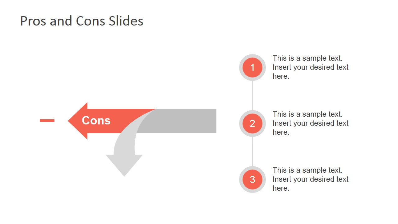 Pros & Cons Slide Diagrams For PowerPoint - SlideModel