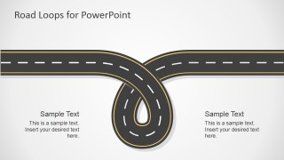 Road Loop Illustration for PowerPoint