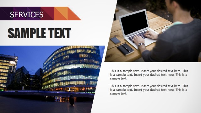 Diagonal Tiles Design for Service Descriptions Deck