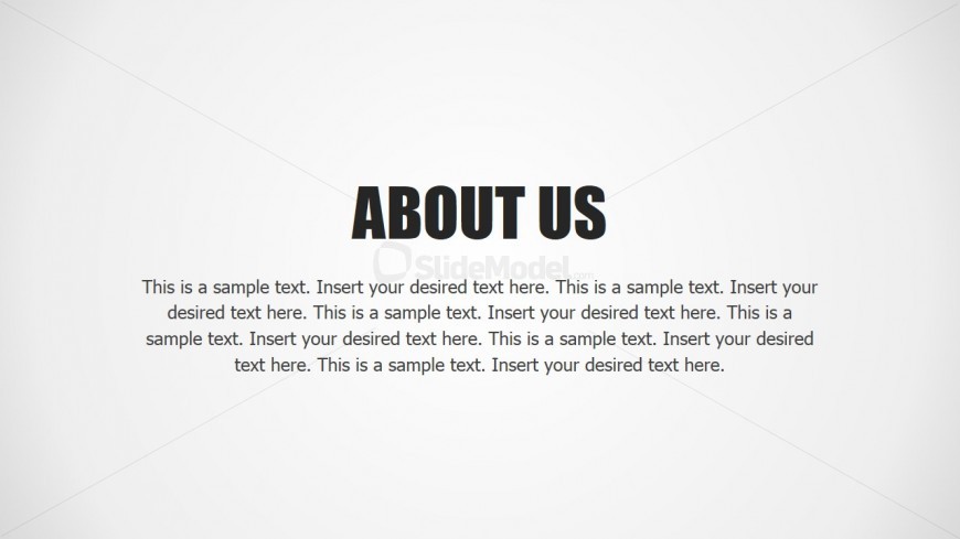 PPT Template About Us Design