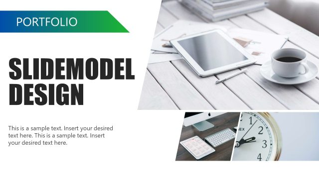 Editable Portfolio Presentation Slide