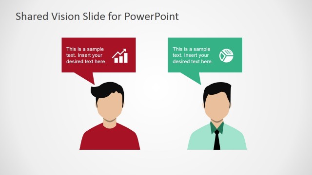 Shared Vision Building Scene PowerPoint Template