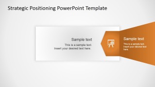 PowerPoint Flat Strategy Quadrants Right Arrow 