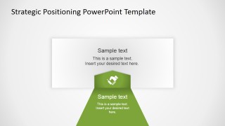 PowerPoint Strategy Quadrant Flat Arrows Design