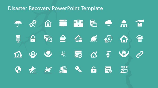 Disaster Recovery PowerPoint Icons