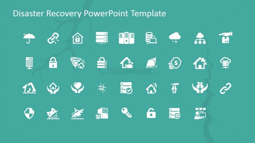PowerPoint Clipart Featuring Disaster Recovery