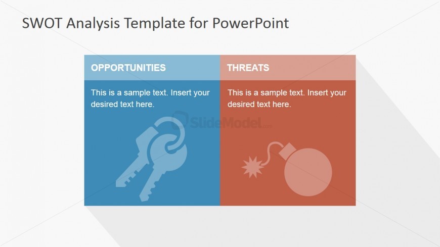 PowerPoint Slide External SWOT Analysis Factors