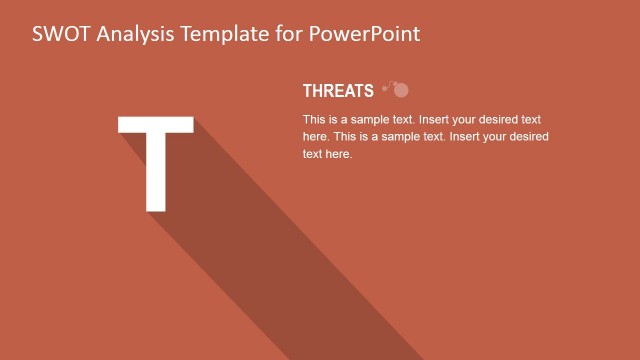 SWOT Analysis Threats PowerPoint Slide