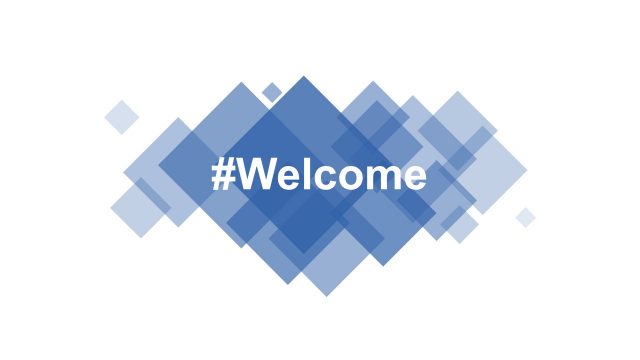 Blue Cover Slide Design for PowerPoint