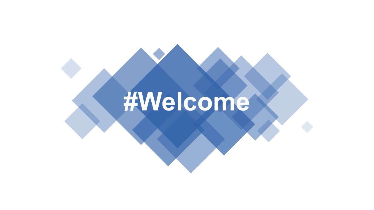 Welcome Cover Slide Template