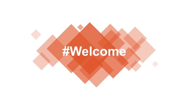 Orange Cover Slide Design for PowerPoint