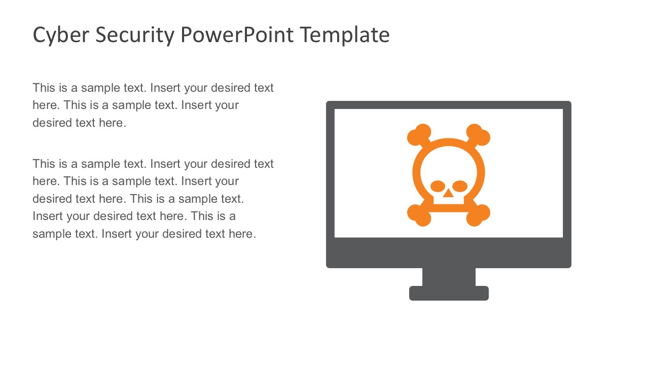 Computer Network Security System PowerPoint Theme