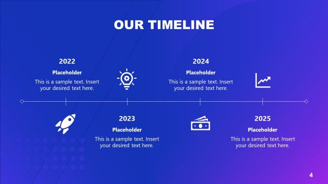 Artificial Intelligence Timeline Templates PPT