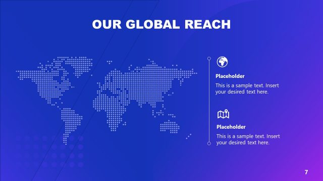 Artificial Intelligence Global Reach PowerPoint