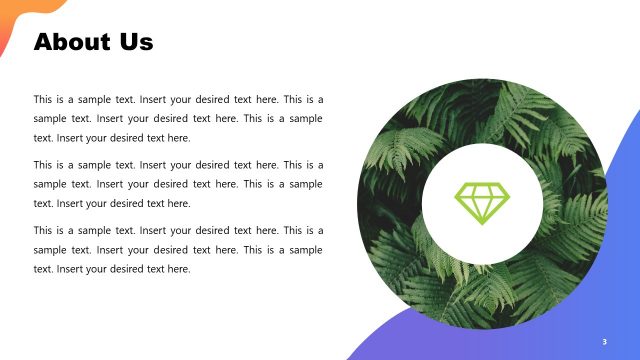 About Us Template Slide