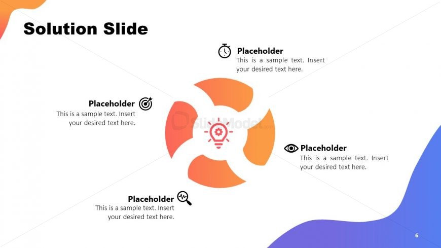 Business Solution Slide - Infographic Design
