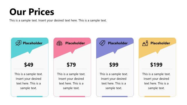 Vet Clinic Prices and Plan PowerPoint Template