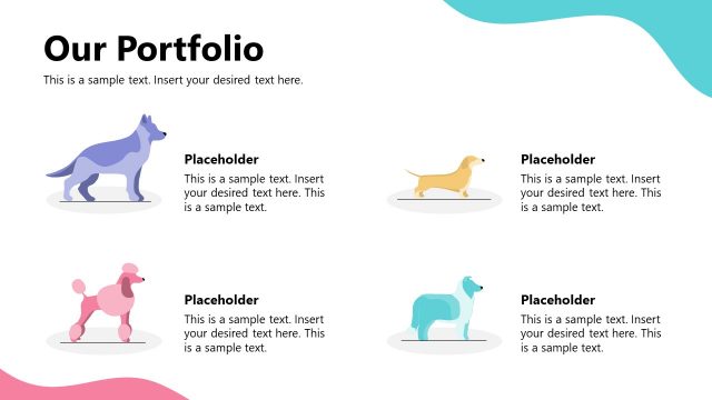 Vet Clinic Pet Portfolio PowerPoint Template