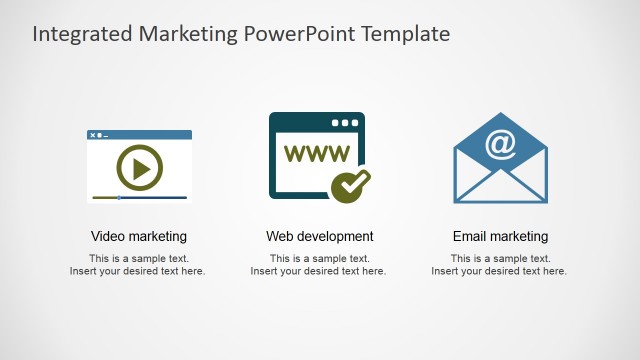 Web Development – Video and Email Marketing Clipart for PowerPoint