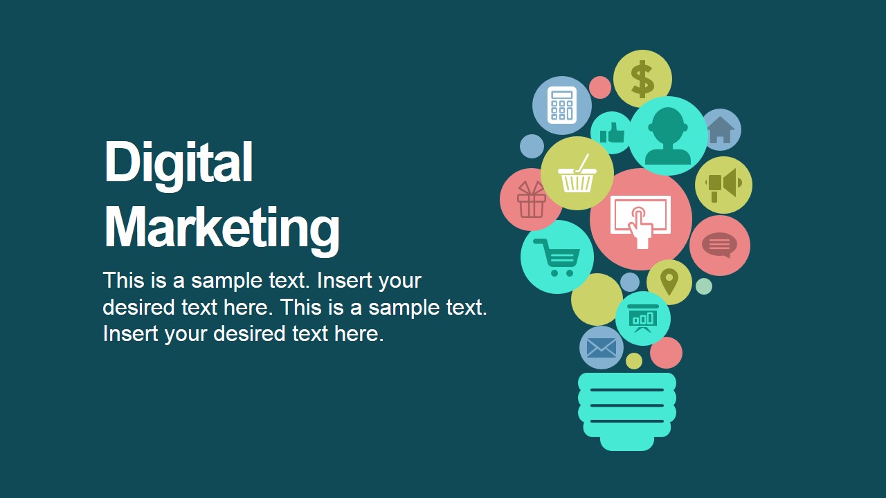 free digital marketing presentation for client ppt