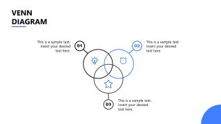 PowerPoint Template for Startup Venn Diagram
